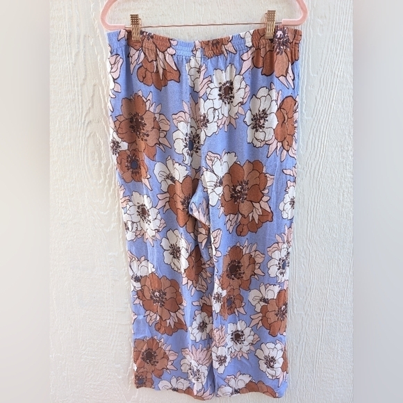 Wilfred Aritzia Wide Leg Overture Pant In Soft Iris/Poetic Pink Size Large - Picture 4 of 4